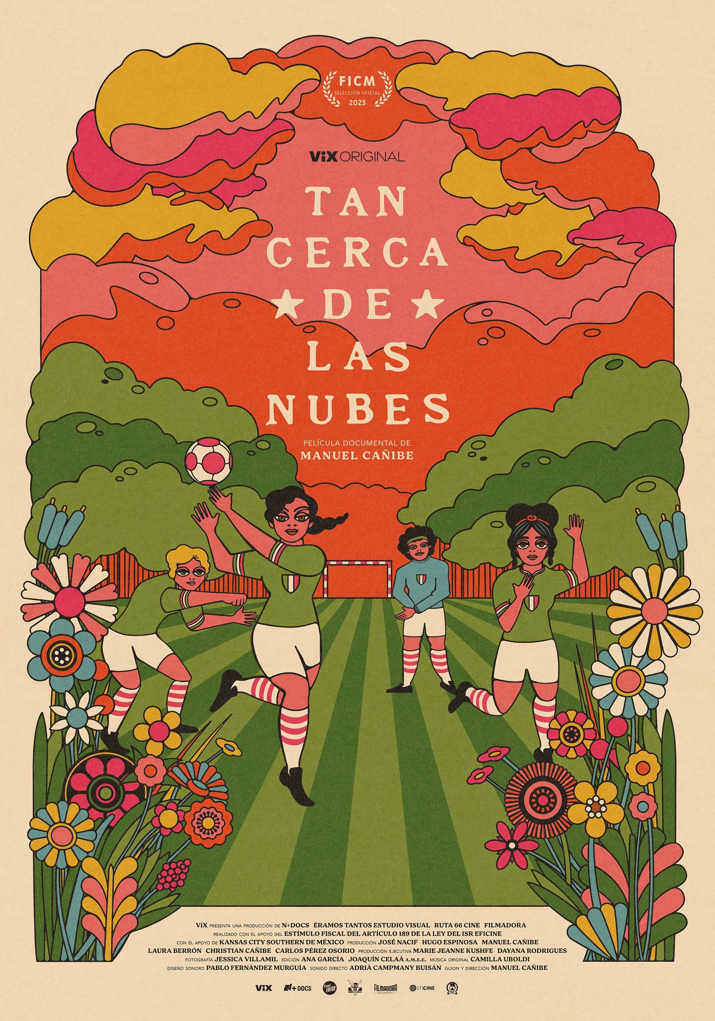 Cartel de Tan cerca de las nubes